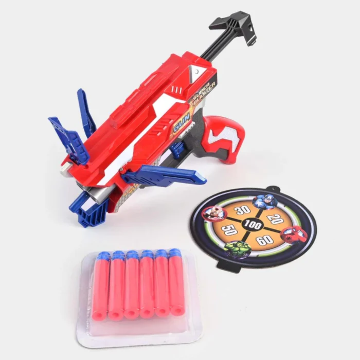 Soft Bullet Blaster Gun Toy For Kids