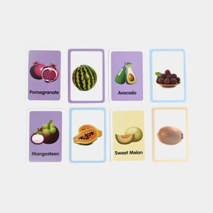 Children's Learning Fruits Flash Card